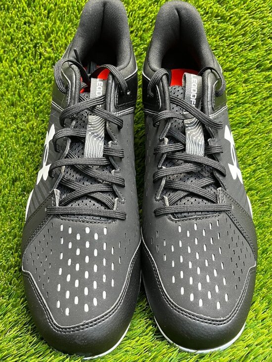 Under Armour Leadoff Low RM Mens Size 12 Black White Running  display picture 2